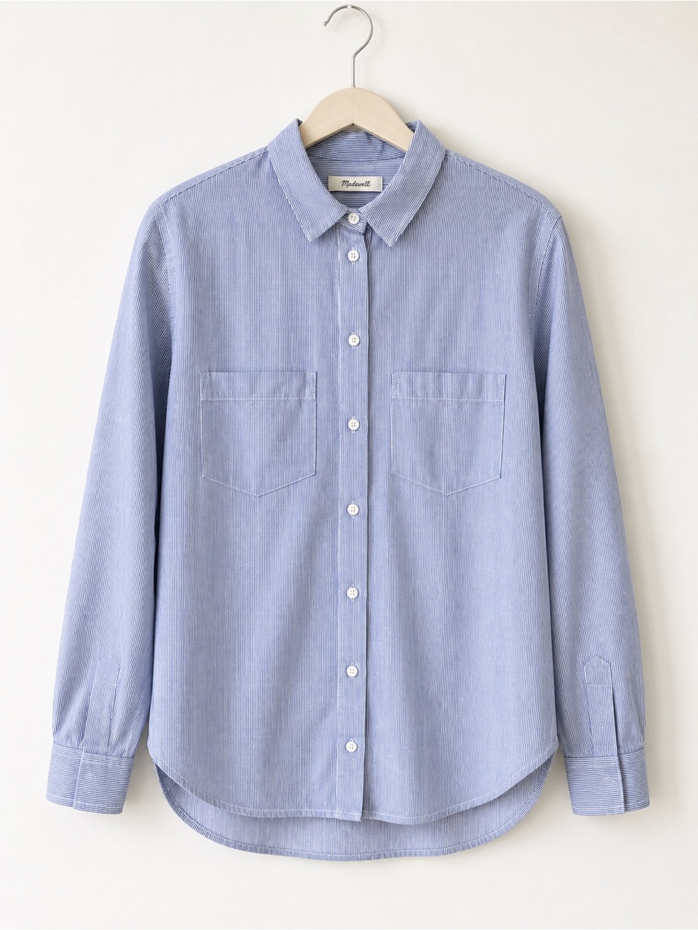 Madewell Light Blue Long-Sleeve Button-Down Shirt